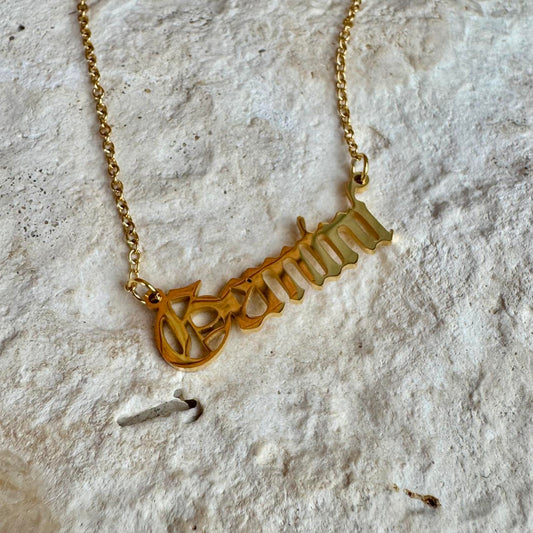 Gemini Star Sign Zodiac Necklace | 18K Gold Plated