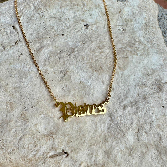 Scorpio Star Sign Zodiac Necklace | 18K Gold Plated