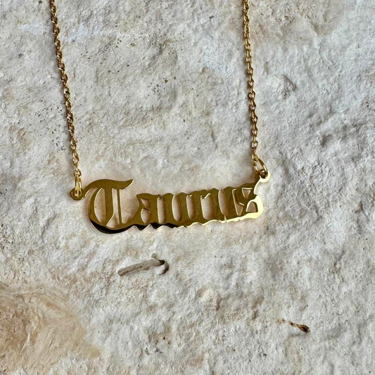 Sagittarius Star Sign Zodiac Necklace | 18K Gold Plated