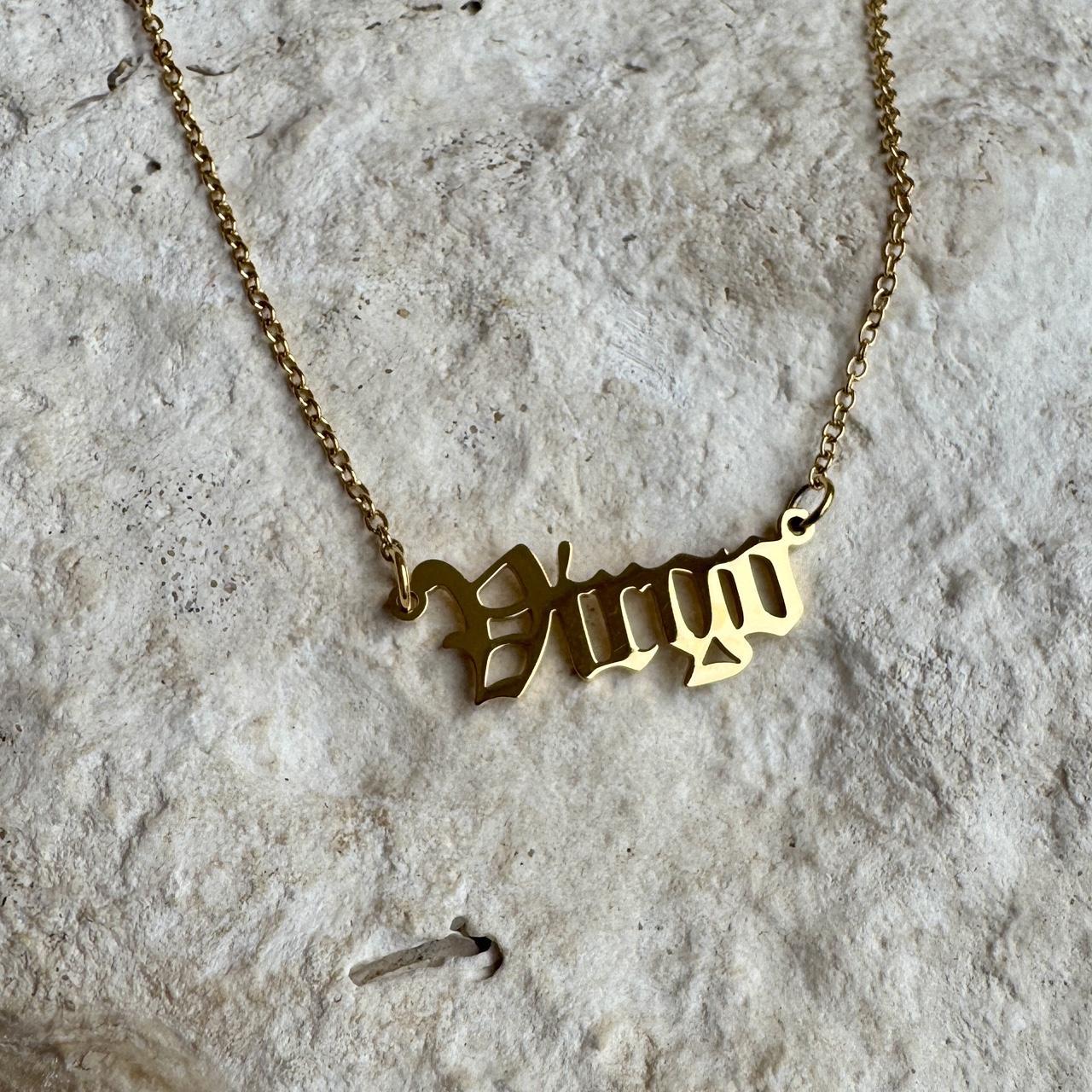 Aries Star Sign Zodiac Necklace | 18K Gold Plated