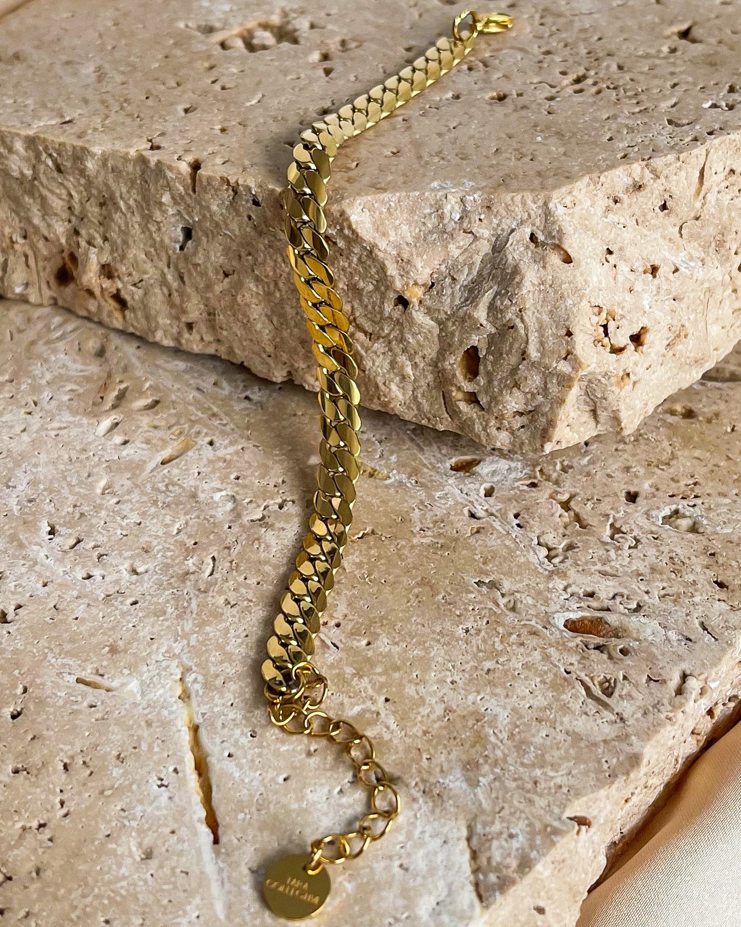 Flat Cuban Chain | 18K Gold Plated