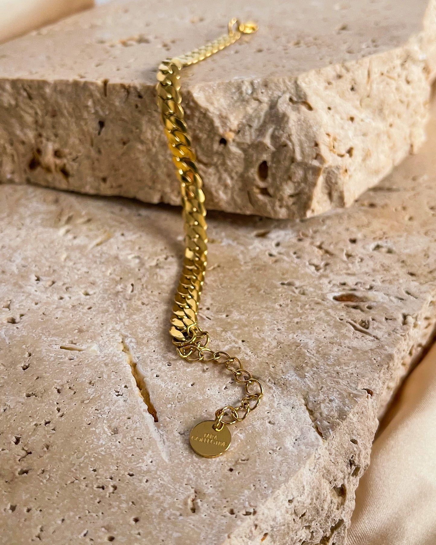 Flat Cuban Chain | 18K Gold Plated