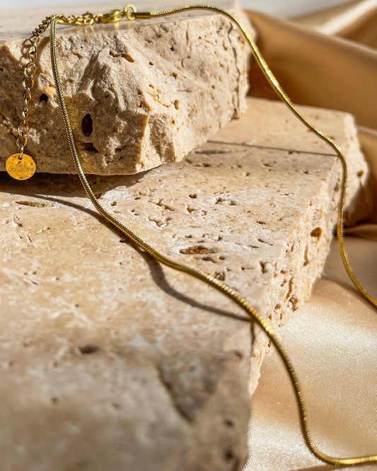 Snake Chain Necklace - 8mm | 18K Gold Plated