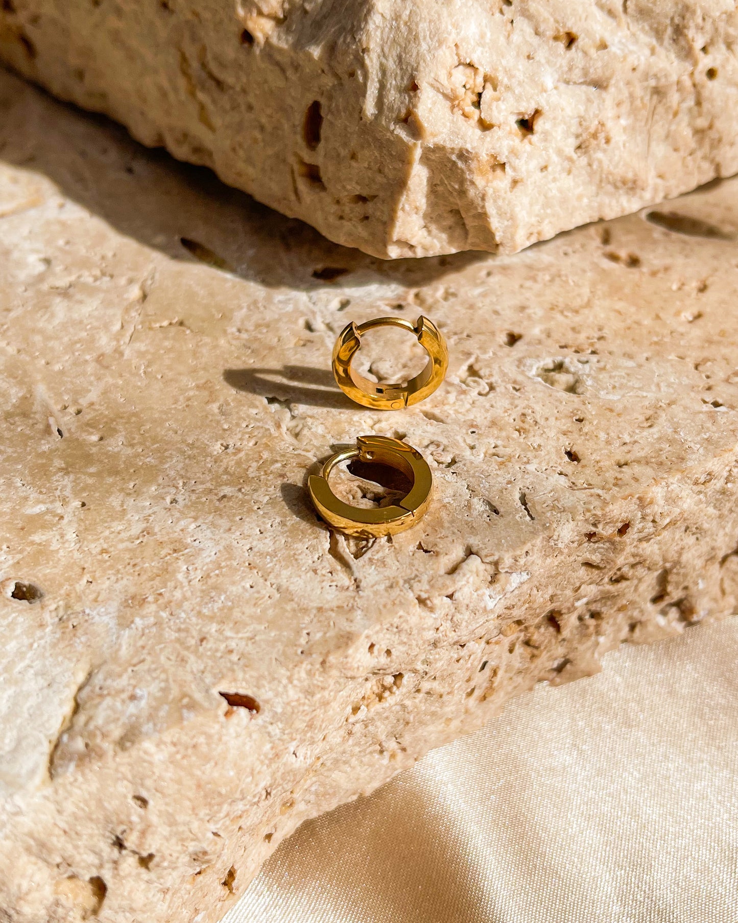 Gold Huggies | 18K Gold Plated