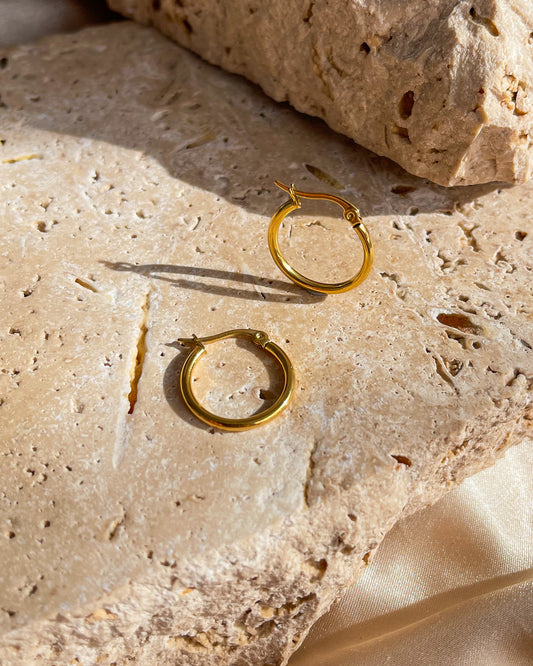 Petite Hoops - 20mm | 18K Gold Plated