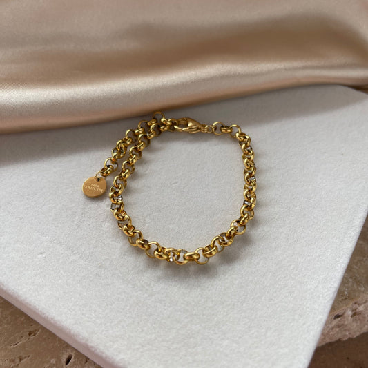 Belcher Chain Bracelet | 18K Gold Plated