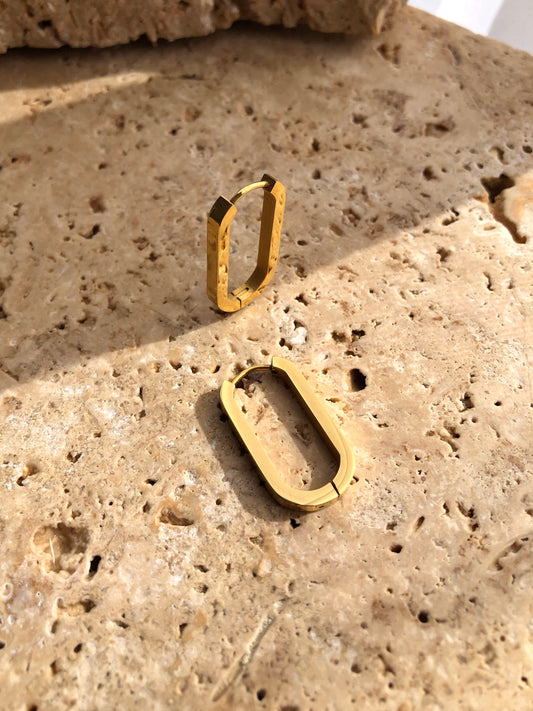 U Hoops | 18k Gold Plated