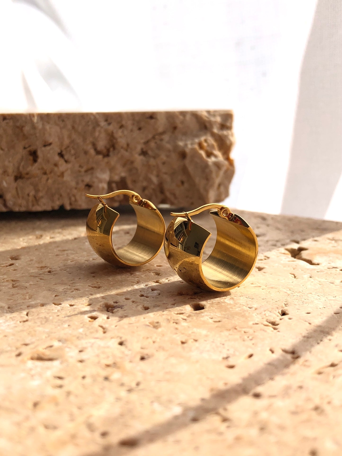 Dominique Hoops | 18k Gold Plated