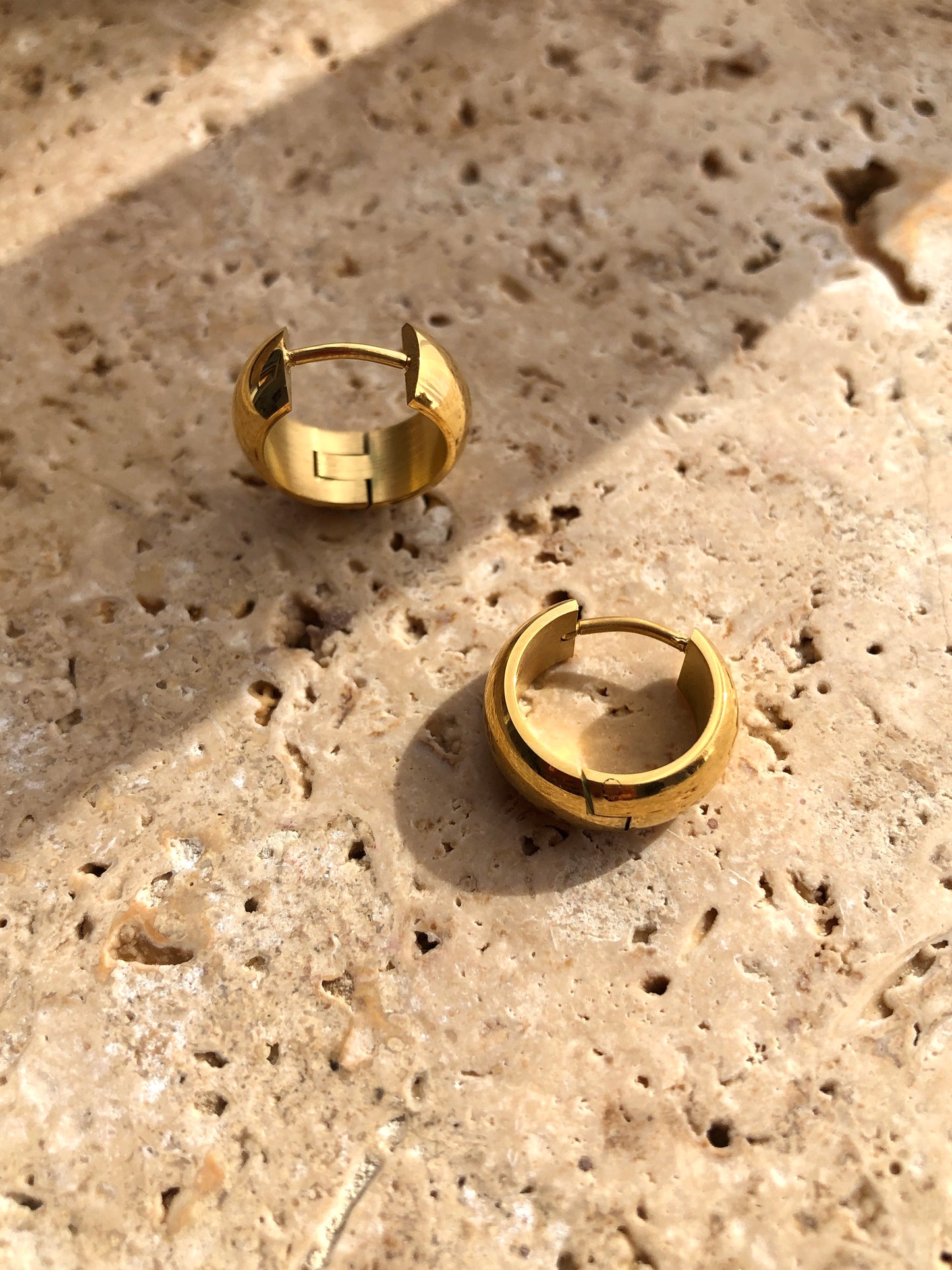 Yazmin Bold Hoops | 18k Gold Plated