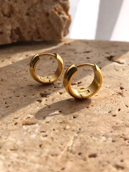 Yazmin Bold Hoops | 18k Gold Plated