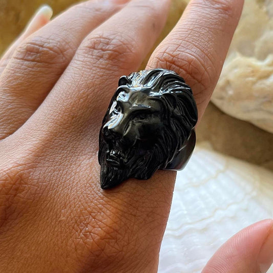 Black Lion Ring