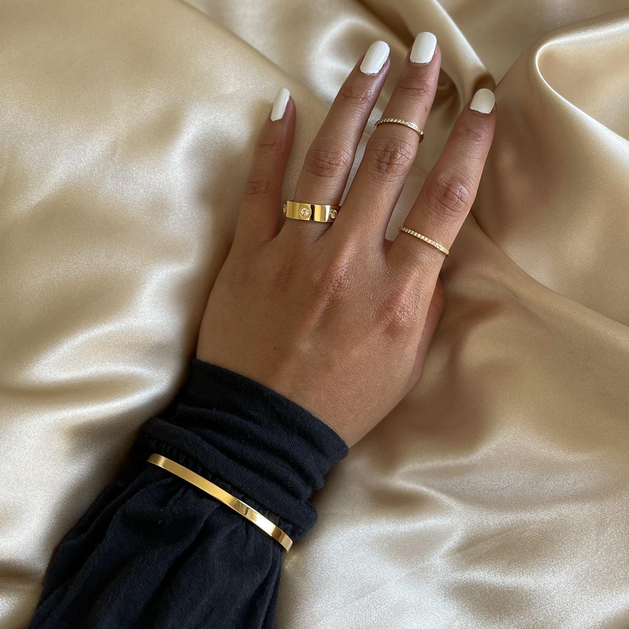 Dainty Misha Ring | 18k Gold Plated