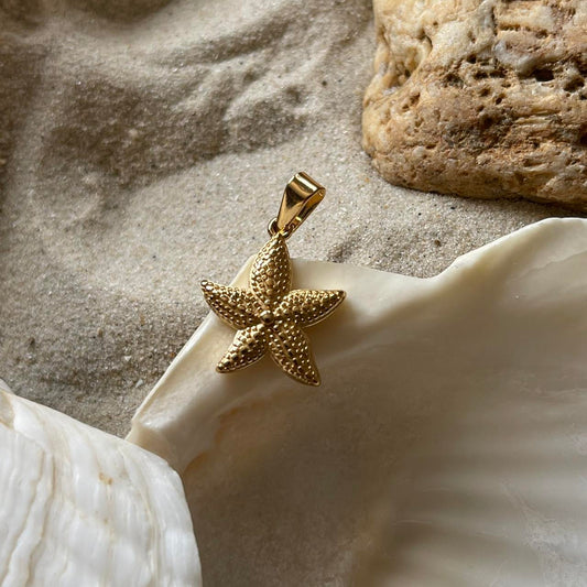 Gold Starfish Pendant