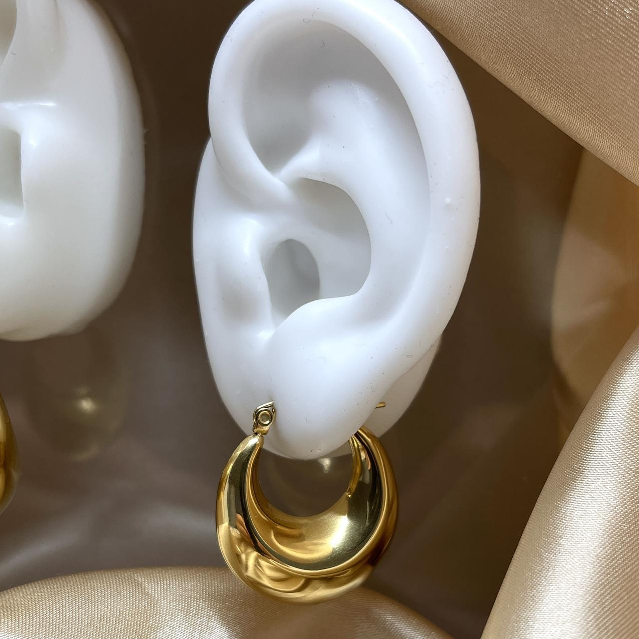 Statement Hoops | 18k Gold Plated