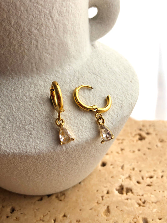 Luna Huggie | 18K Gold Plated