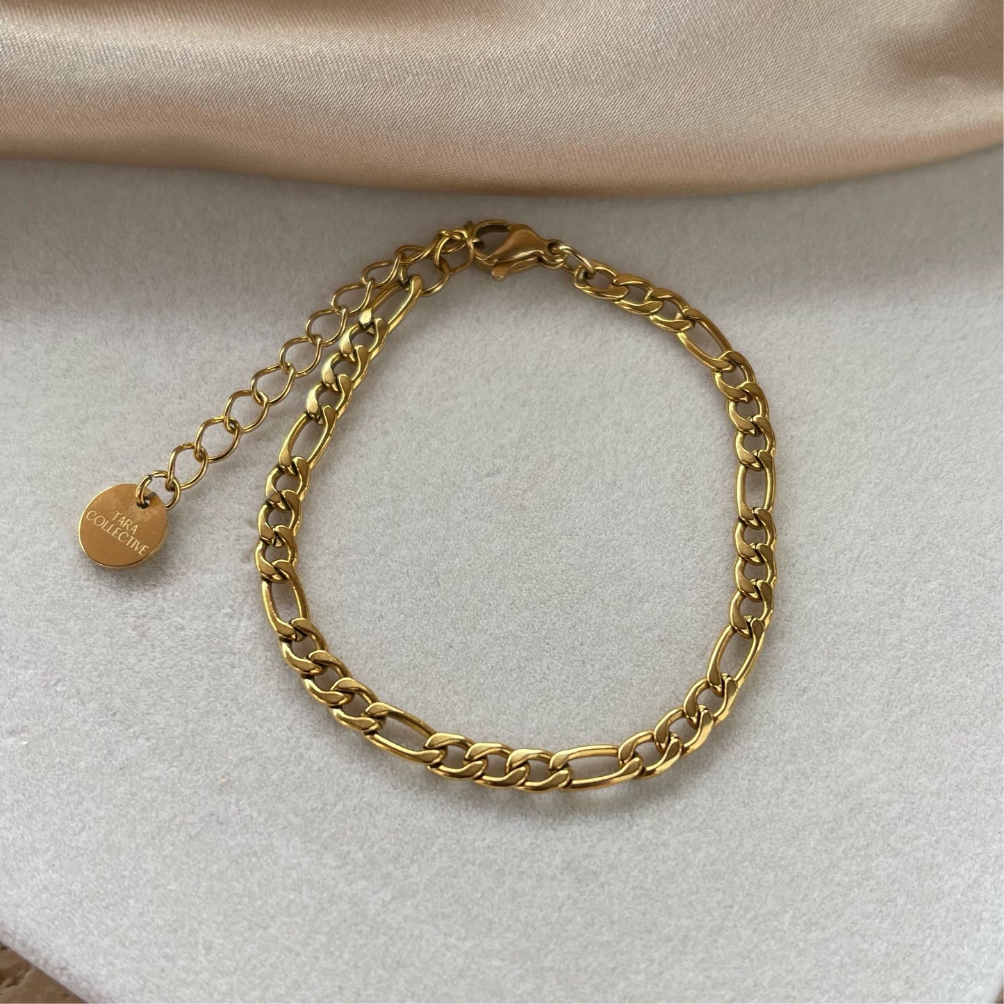 Figaro Bracelet - 4mm | 18K Gold Plated