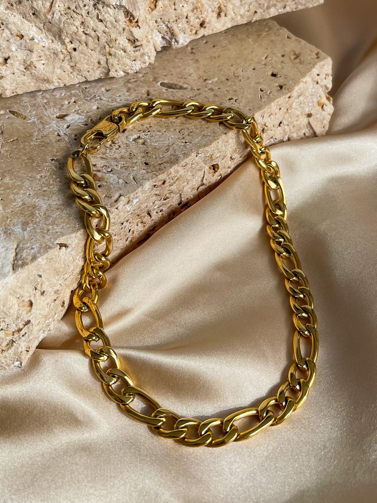 Figaro Chain - 4mm | 18K Gold Plated