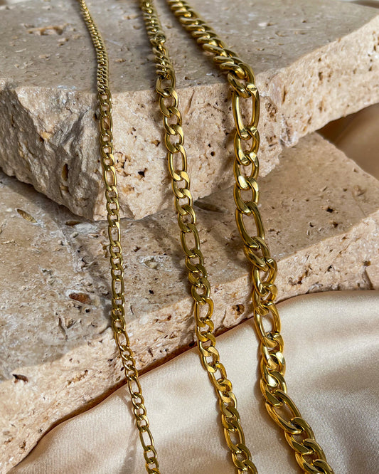 Figaro Chain - 4mm | 18K Gold Plated