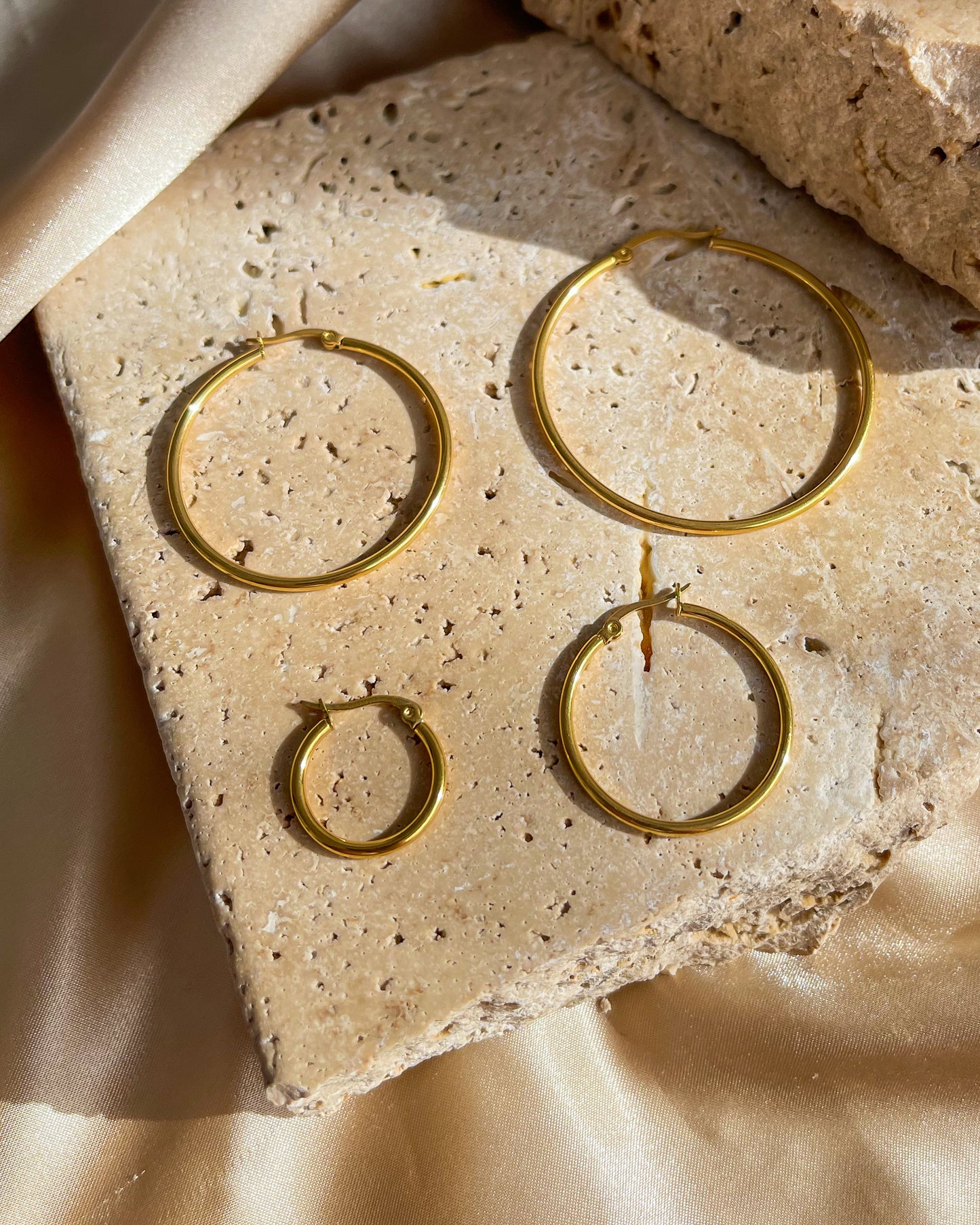 Petite Hoops - 20mm | 18K Gold Plated