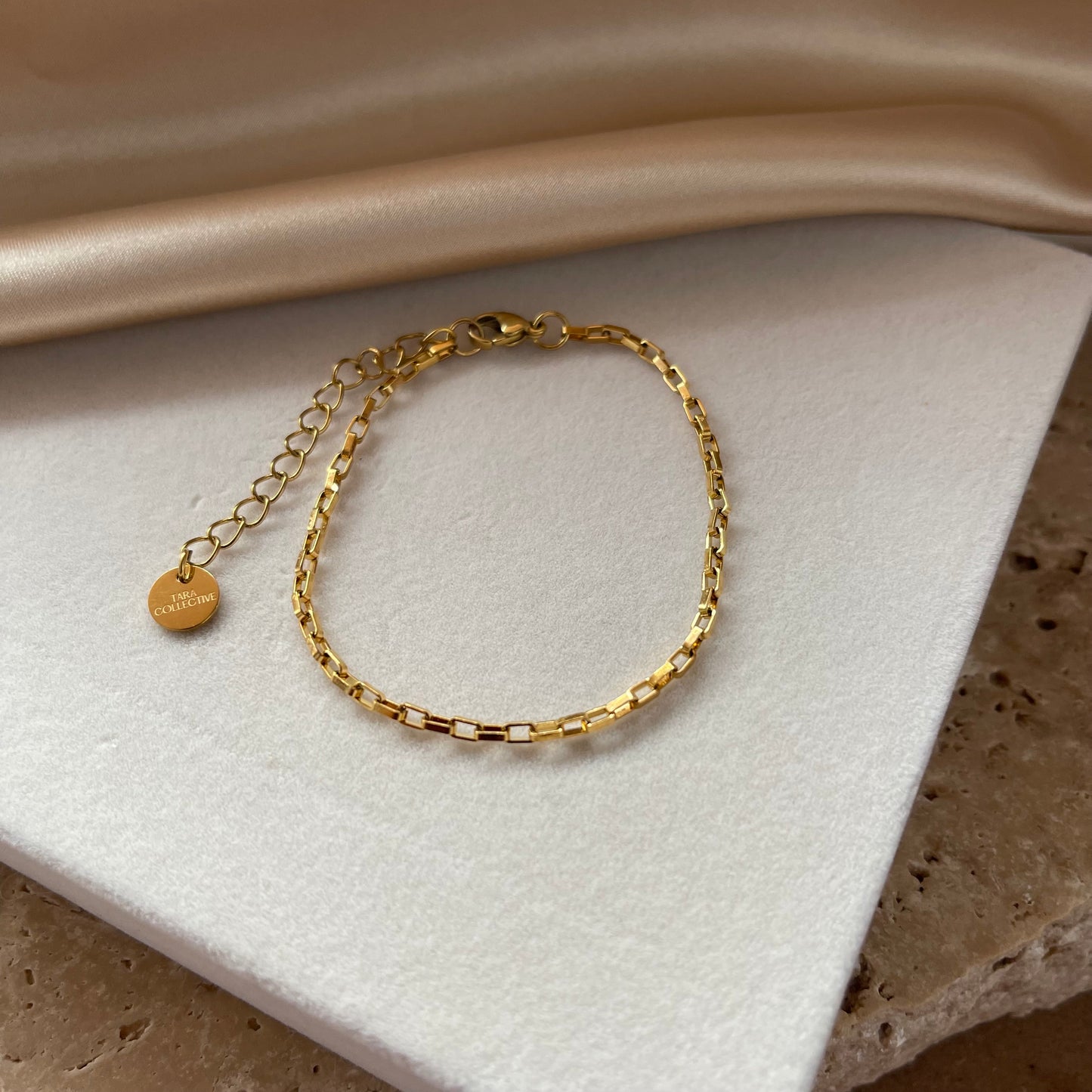 Dainty Rolo Bracelet | 18K Gold Plated