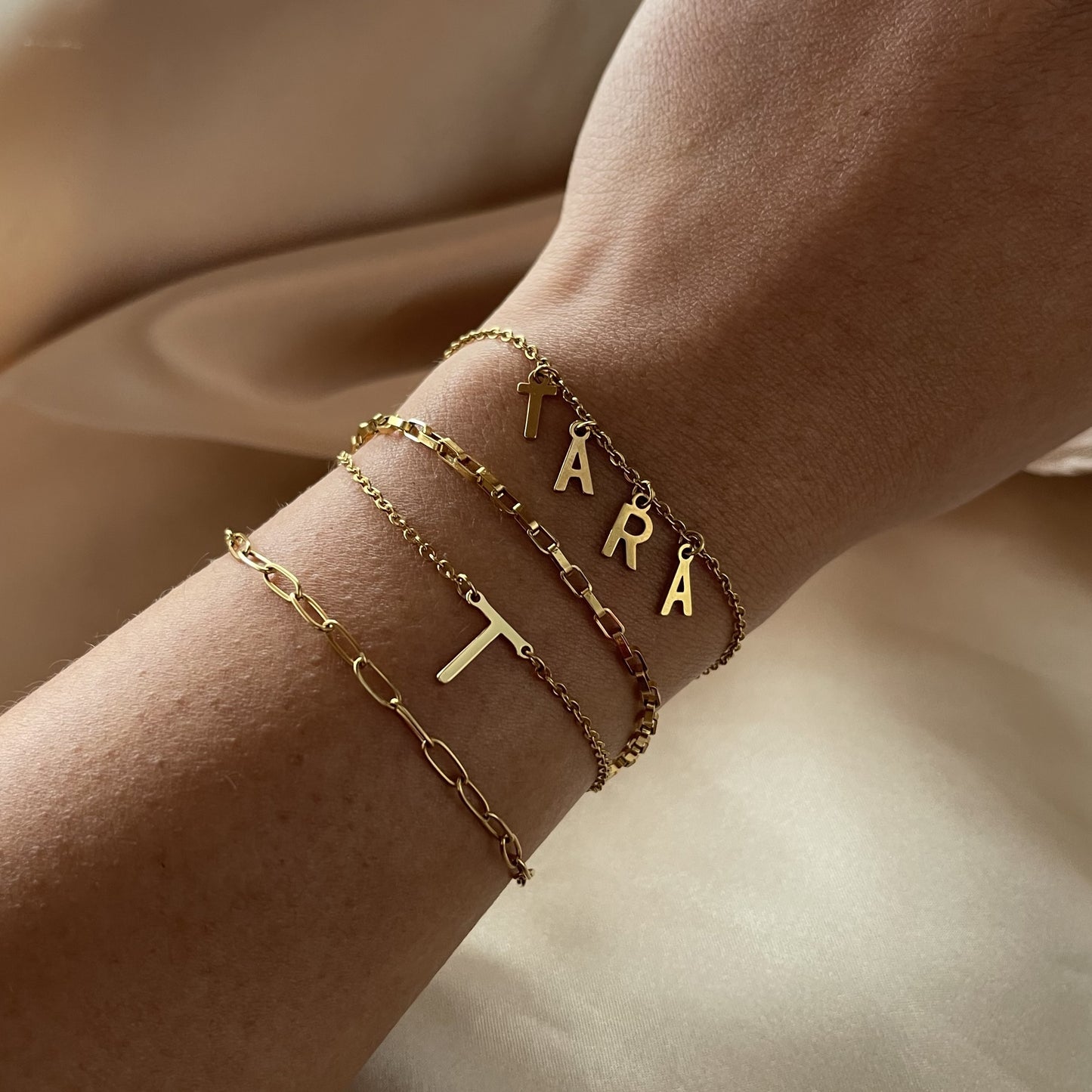 Name Bracelet | 18K Gold Plated