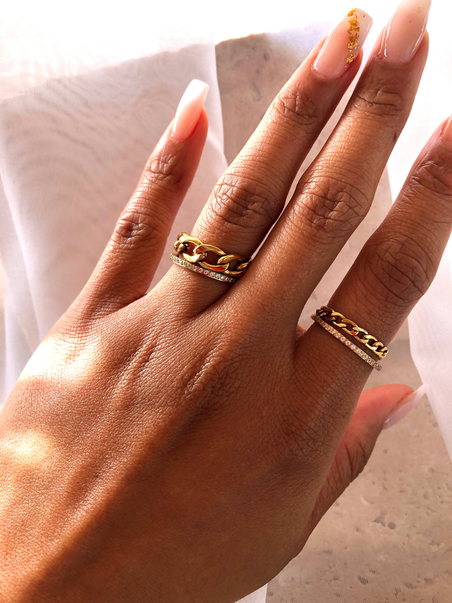 Cuban Chain Ring - 6mm | 18k Gold Plated