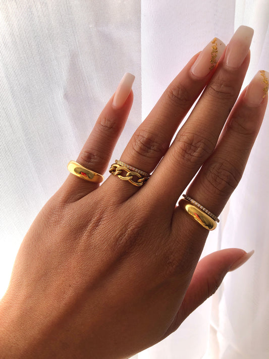 Dome Ring | 18k Gold Plated