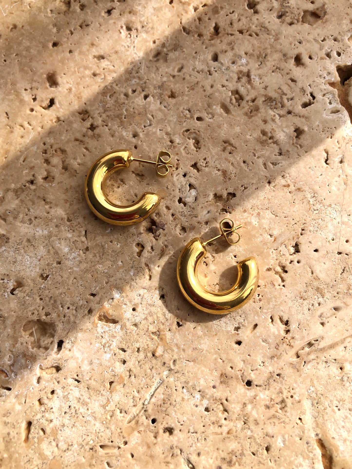 Cee Earrings | 18K Gold Plated