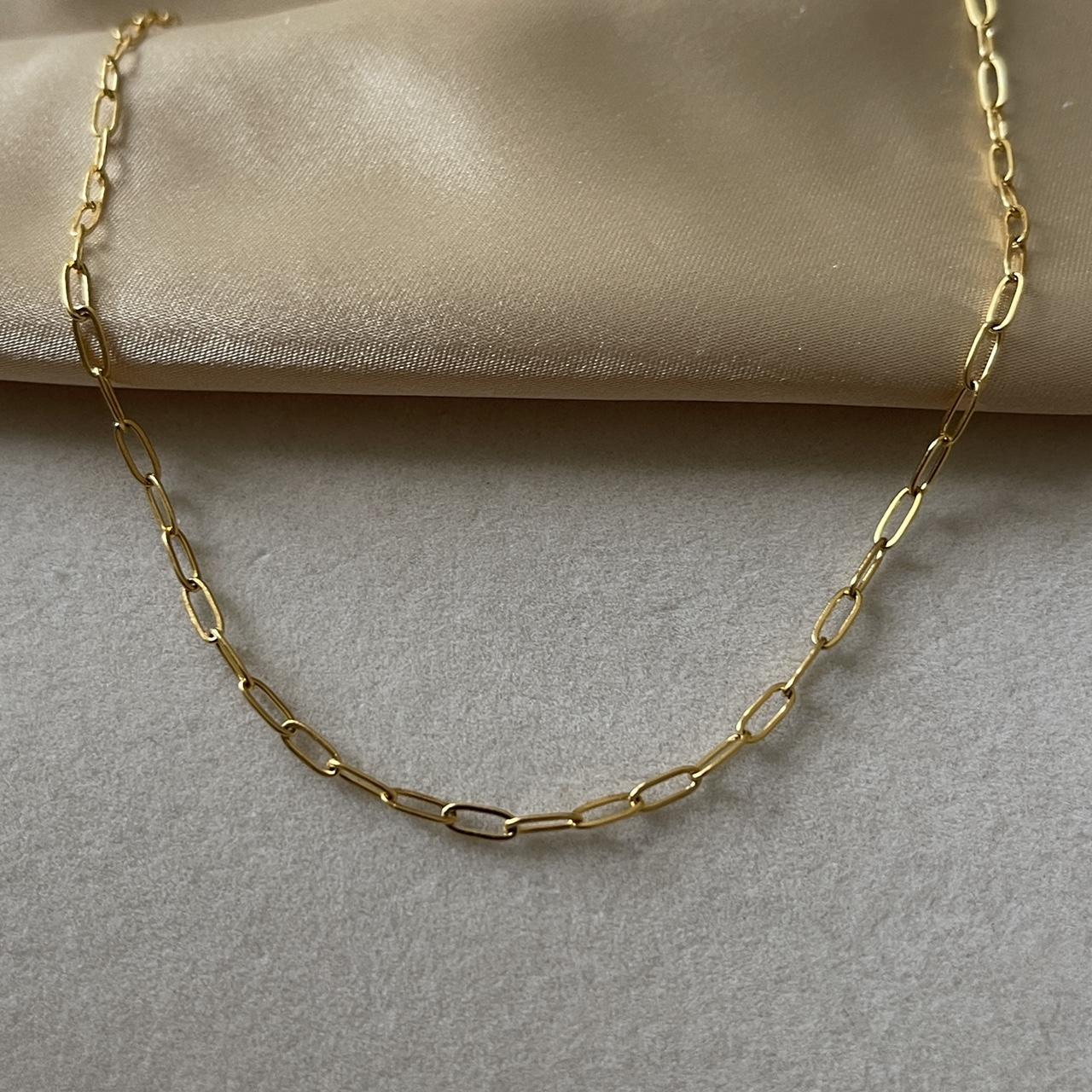 T Bar Paperclip Necklace