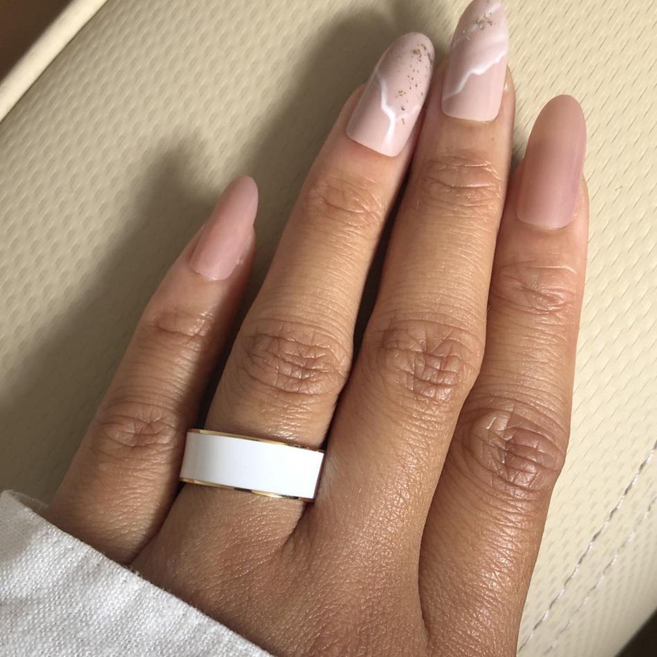 White Band Ring