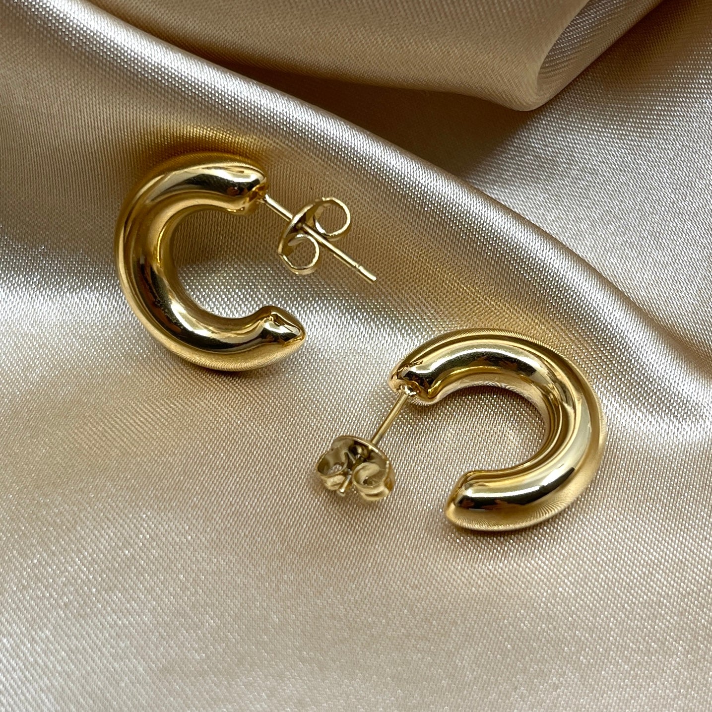 Cee Earrings | 18K Gold Plated