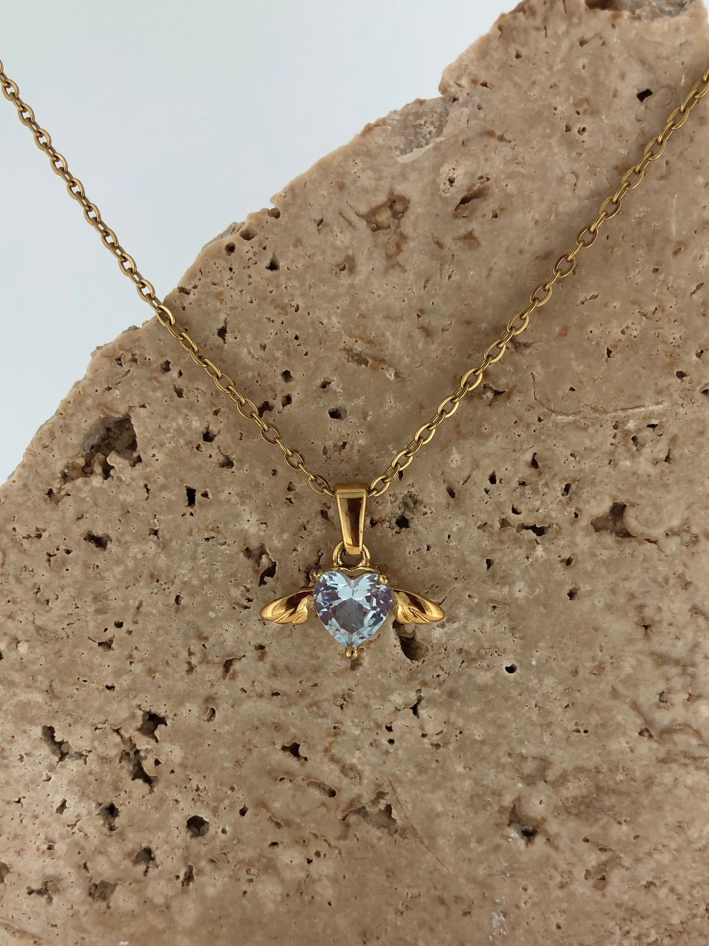 Zircon Heart Necklace