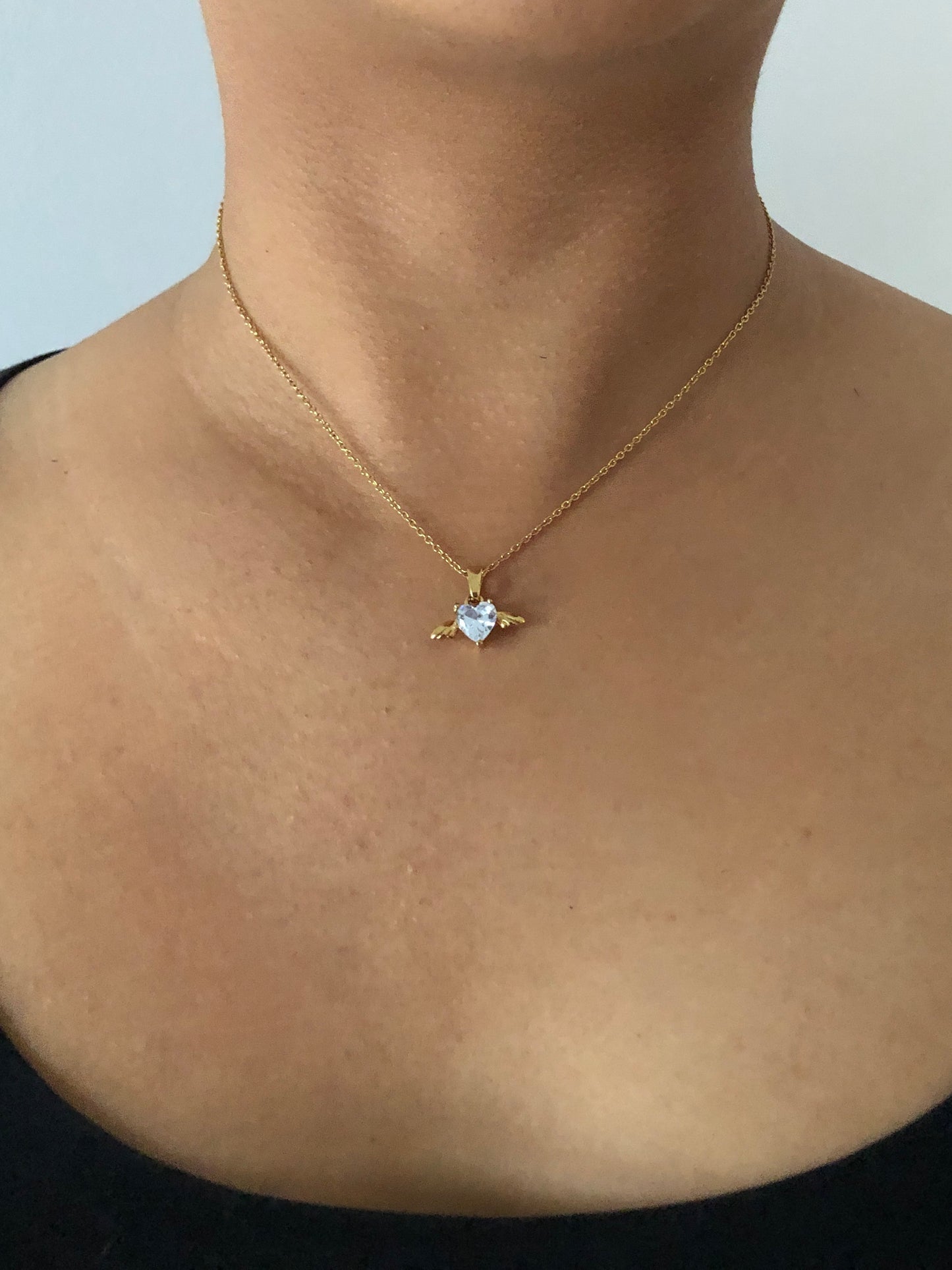 Zircon Heart Necklace