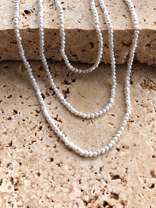 Freshwater Pearl Seed Necklace