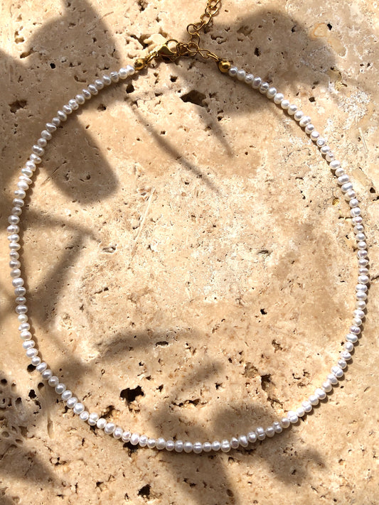 Freshwater Pearl Seed Necklace