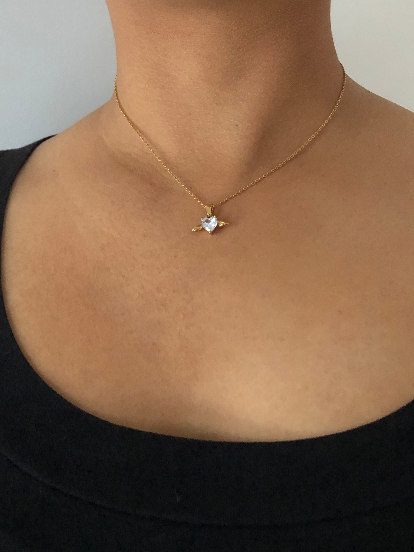 Zircon Heart Necklace