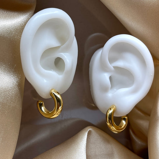 Cee Earrings | 18K Gold Plated