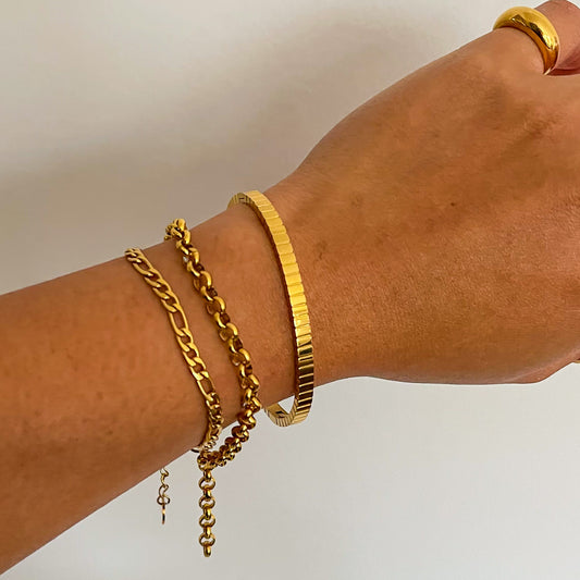 Belcher Chain Bracelet | 18K Gold Plated